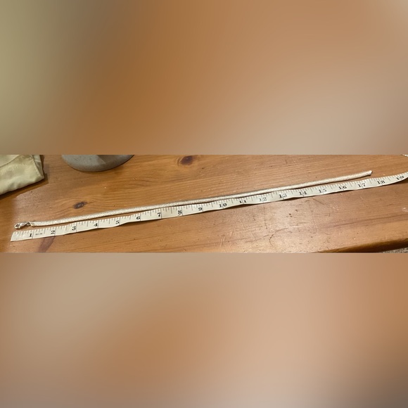 Milor Italy: 925 silver pure omega collar/chocker about 18’ inches flat necklace - Picture 5 of 5